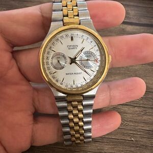 Citizen Men’s 6355-G30071k Fashion Two Tone Quartz Watch